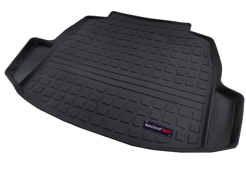 Thảm lót cốp kv hn xe ô tô Toyota Corolla Altis 2014-2018 nhãn hiệu Macsim chất liệu TPV cao cấp màu đen