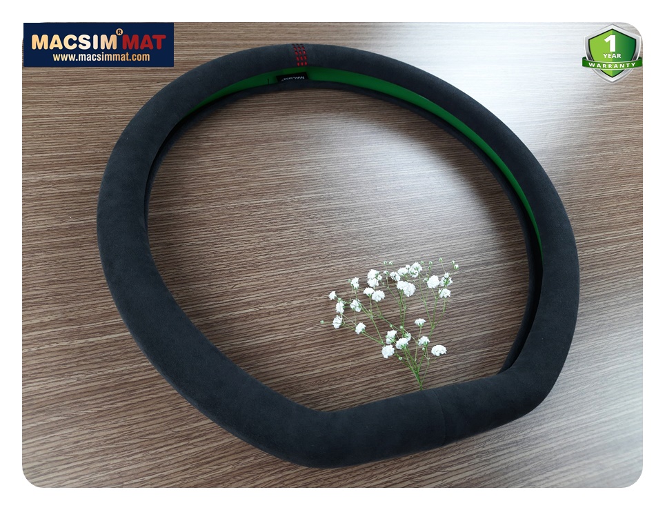 Bọc vô lăng Da Lộn  ALC84 nhãn hiệu Macsim