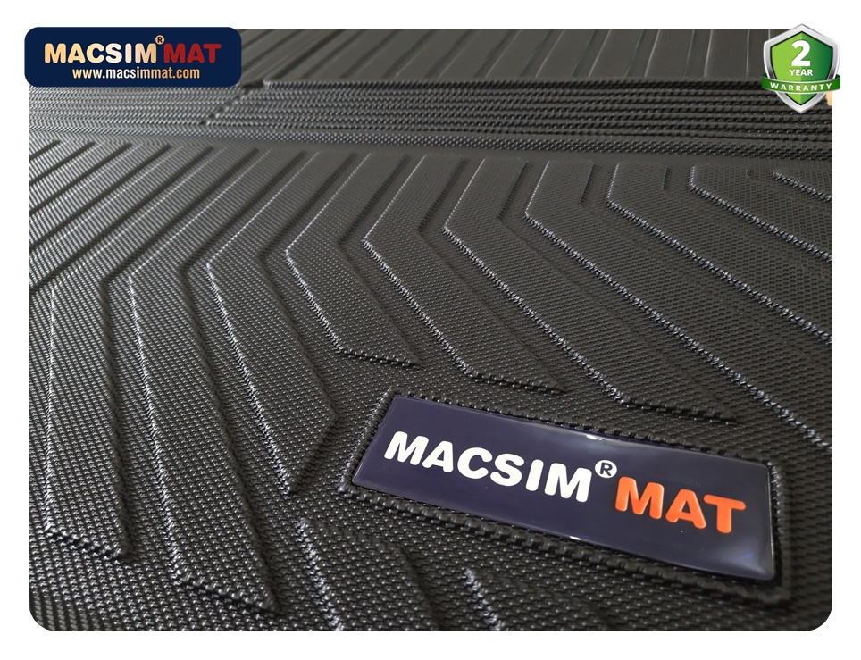 Thảm lót cốp xe ô tô BMW X7 2019+ nhãn hiệu Macsim chất liệu TPV cao cấp màu đen (d0363)