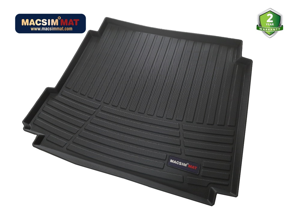 Thảm lót cốp xe ô tô Vinfast Lux SA 2018-đến nay nhãn hiệu Macsim chất liệu TPV cao cấp màu đen