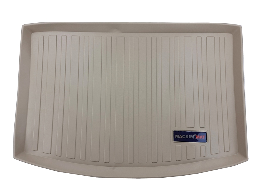 Thảm lót cốp xe ô tô MAZDA CX3 2017+nhãn hiệu Macsim chất liệu TPV cao cấp màu be (348)