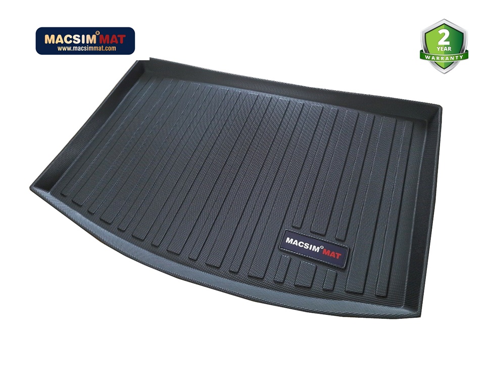 Thảm lót cốp hn xe ô tô MAZDA CX3 2017+nhãn hiệu Macsim chất liệu TPV cao cấp màu đen  (348)