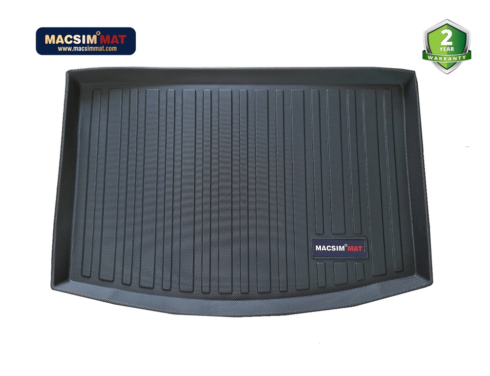 Thảm lót cốp hn xe ô tô MAZDA CX3 2017+nhãn hiệu Macsim chất liệu TPV cao cấp màu đen  (348)