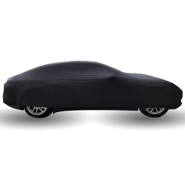 Bạt phủ ô tô Mercedes GLC nhãn hiệu Macsim sử dụng trong nhà chất liệu vải thun - màu đen