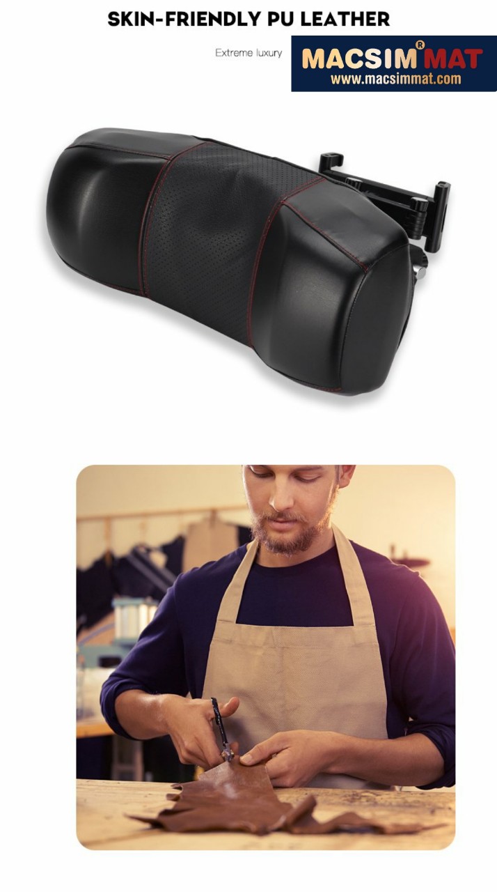 Gối tựa đầu ô tô cao cấp nhãn hiệu Macsim CHP03B màu đen