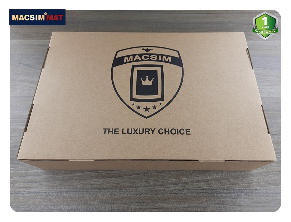 Gối tựa đầu ô tô cao cấp nhãn hiệu Macsim tích hợp giá treo điện thoại mã CHP03A màu đen