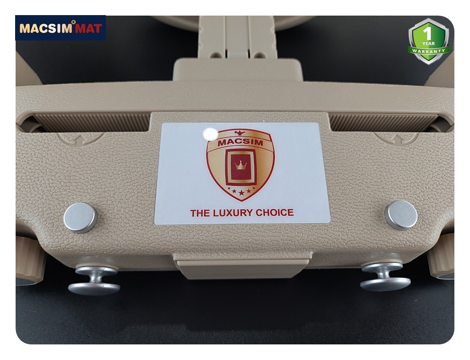 Gối tựa đầu ô tô cao cấp nhãn hiệu Macsim mã CHP02B màu be