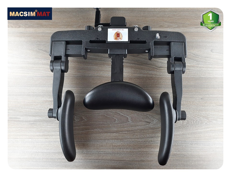 Gối tựa đầu ô tô cao cấp nhãn hiệu Macsim mã CHP02b màu đen