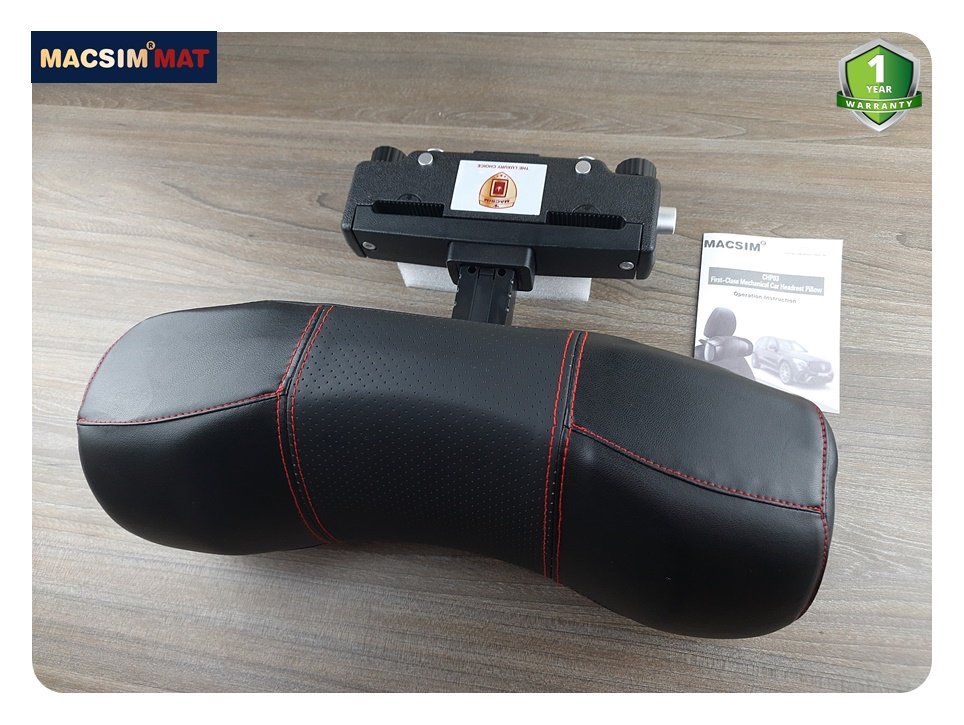 Gối tựa đầu ô tô cao cấp nhãn hiệu Macsim CHP03B màu đen
