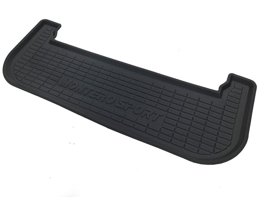 Thảm lót cốp xe ô tô Mitsubishi Pajero Sport 2016+nhãn hiệu Macsim chất liệu TPV cao cấp màu đen (303)