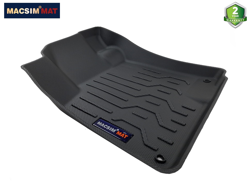 Thảm lót sàn xe ô tô KIA sportage 2017 - nay (hn) nhám chất liệu TPV thương hiệu Macsim màu đen