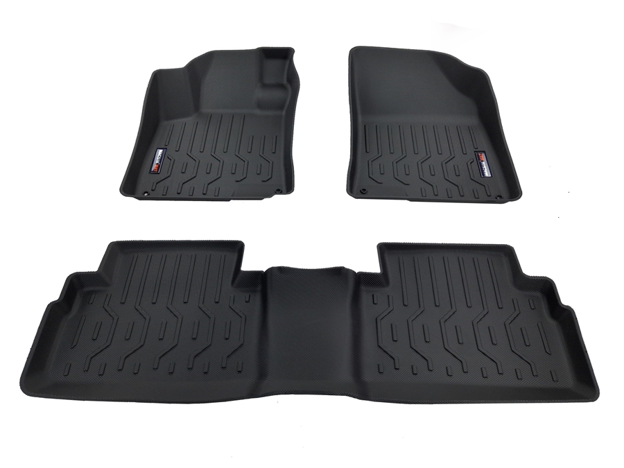 Hàng loại 2 Thảm lót sàn xe ô tô KIA sportage 2017 - 2021 (hn) nhám chất liệu TPV thương hiệu Macsim màu đen