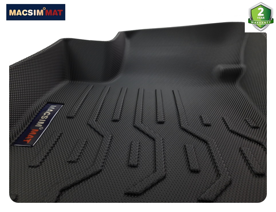 Thảm lót sàn xe ô tô Suzuki Celerio 2016 - nay (2 hàng ghế) Nhãn hiệu Macsim chất liệu nhựa TPV cao cấp màu đen (074)