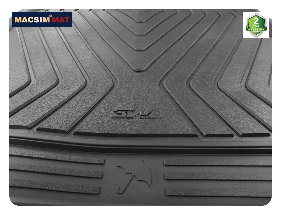 Thảm lót cốp xe ô tô BMW new X5 G05 2019+ nhãn hiệu Macsim 3W chất liệu TPE cao cấp màu đen