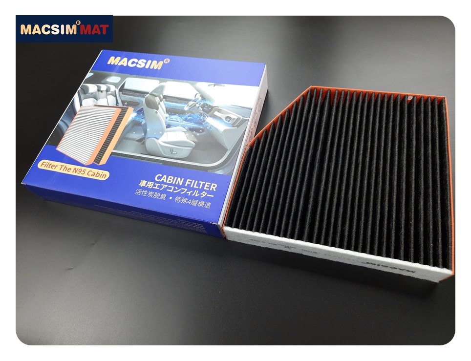 Lọc gió điều hòa cao cấp Macsim N95 xe ô tô   Mercedes E class (W212) - 2014; Mercedes GLK 300 - 2014; Mercedes C180k/ C200/ C300//c180/c260( C class beijing) - 2008- 2010 (mã MS29005)