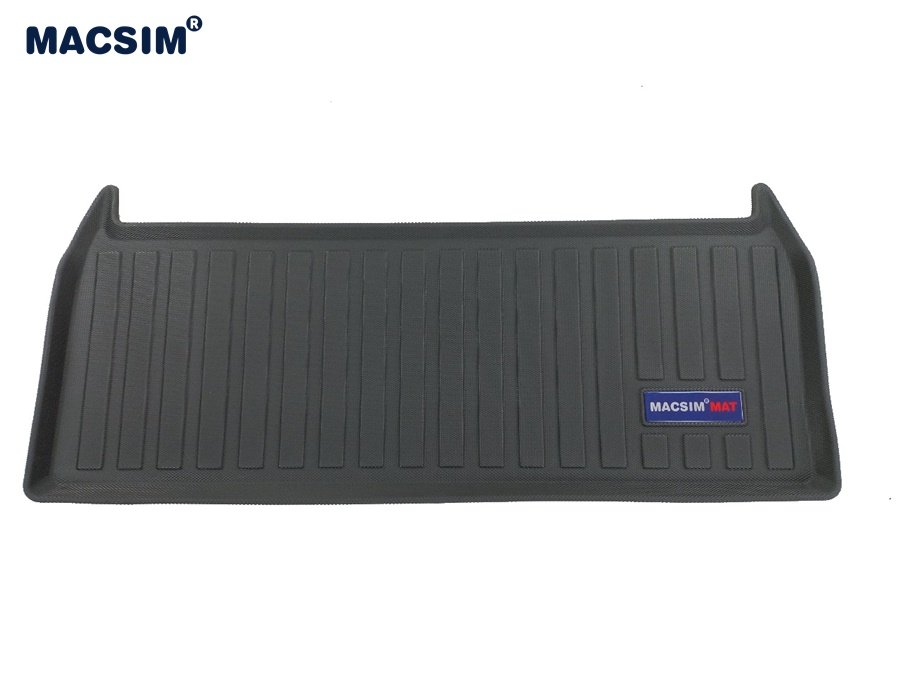 Thảm lót cốp xe ô tô KIA Carnival  chất liệu nhựa TPV cao cấp màu đen thương hiệu Macsim(D0583)