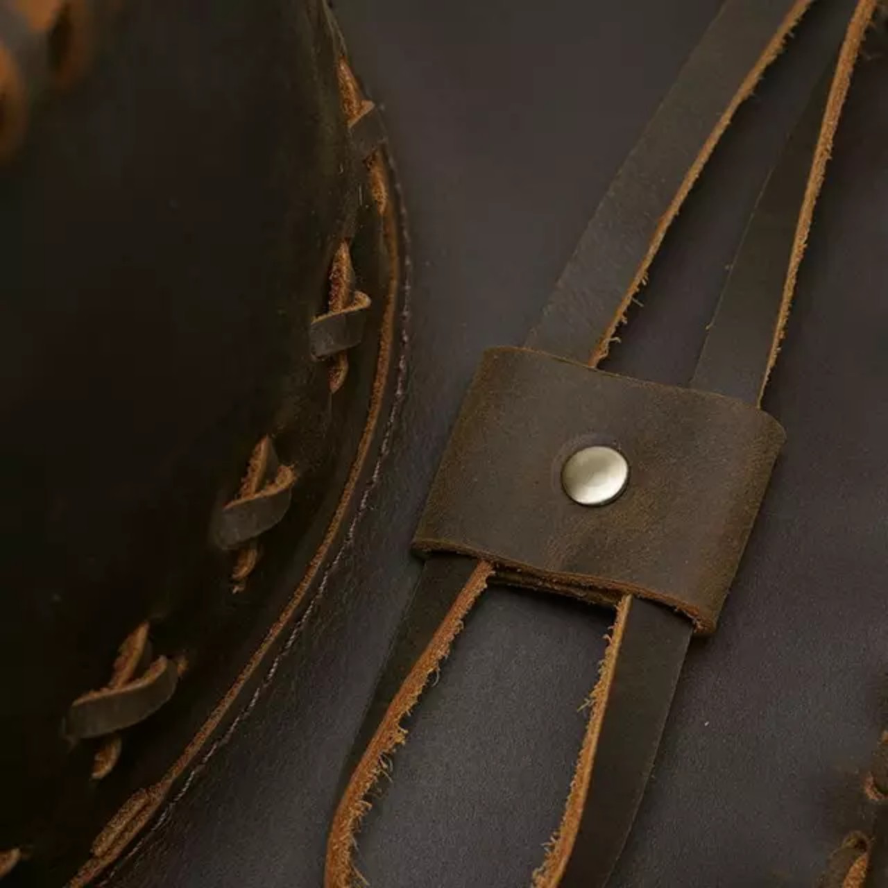 Mũ phớt cao bồi -  Mũ cao bồi - Mũ golf thủ - Chất liệu da thô nguyên miếng cao cấp nhãn hiệu Macsim