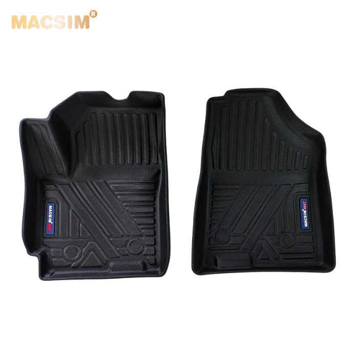 Thảm lót sàn xe ô tô qd Hyundai Creta qd 2020 - nay  Nhãn hiệu Macsim chất liệu nhựa TPV cao cấp màu đen