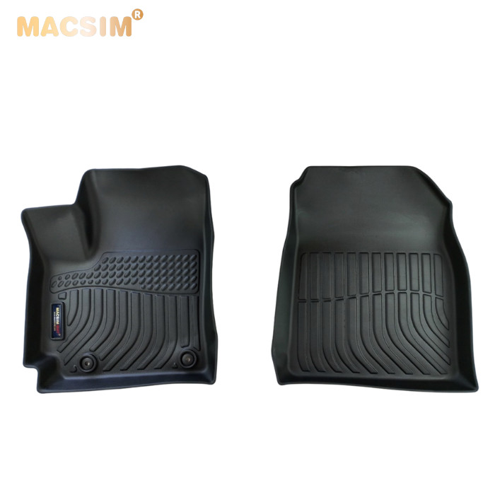 Thảm lót sàn xe ô tô Hyundai Venue 2023+ Nhãn hiệu Macsim chất liệu nhựa TPE cao cấp màu đen
