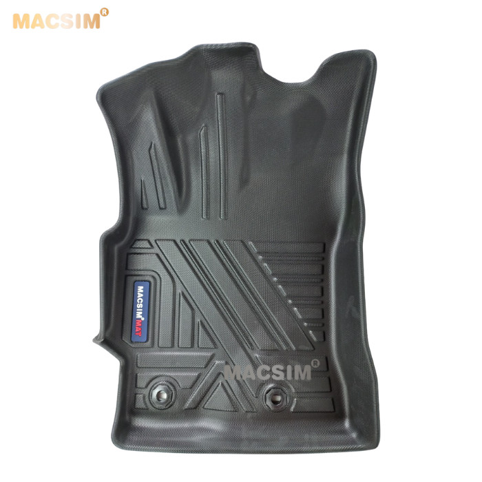Thảm lót sàn qd xe ô tô Toyota Corolla Altis  2007-2013 Nhãn hiệu Macsim chất liệu nhựa TPV cao cấp màu đen (Lót sàn hàng ghế đầu tiên bao gồm ghế phụ và ghế lái)