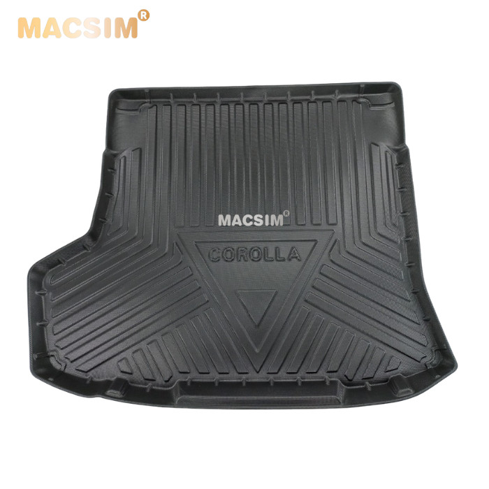 Lót cốp xe ô tô (qd) Toyota Altis 2007-2013 chất liệu TPV thương hiệu Macsim màu đen