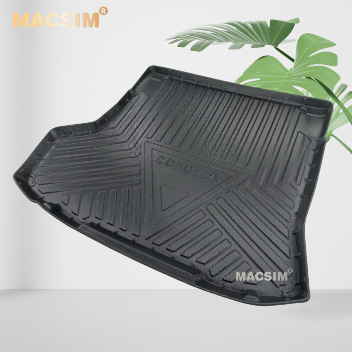 Lót cốp xe ô tô (qd) Toyota Altis 2007-2013 chất liệu TPV thương hiệu Macsim màu đen