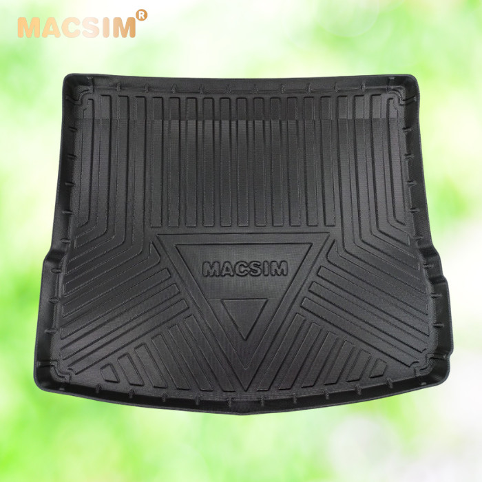 Lót cốp xe ô tô (qd) Porsche Macan 2014 - 2022 chất liệu TPV thương hiệu Macsim màu đen