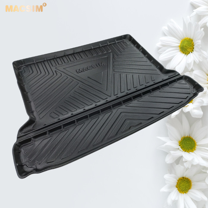 Lót cốp xe ô tô (qd) Mercedes GLB 2010 - 2022 chất liệu TPV thương hiệu Macsim màu đen