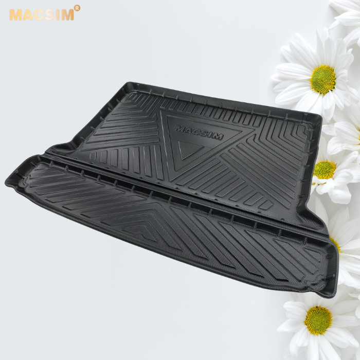 Lót cốp xe ô tô (qd) Mercedes GLB 2010 - 2022 chất liệu TPV thương hiệu Macsim màu đen