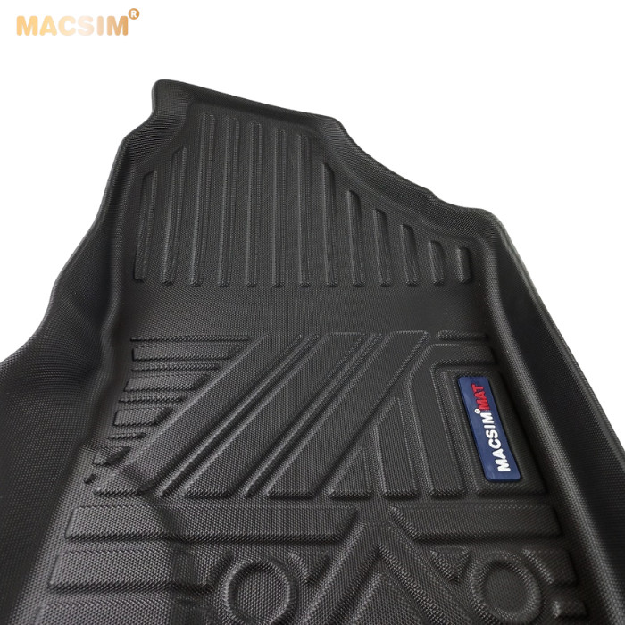 Thảm lót sàn xe ô tô qd Toyota vios  2008-2013 qd Nhãn hiệu Macsim chất liệu nhựa TPV cao cấp