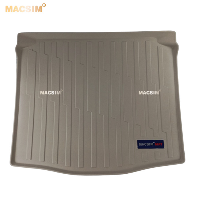 Thảm lót cốp hn xe ô tô Toyota Cross nhãn hiệu Macsim chất liệu TPV cao cấp màu be