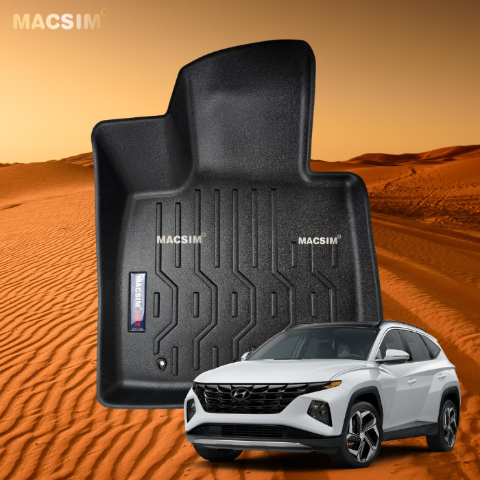 Thảm HN xe ô tô HYUNDAI TUCSON 2022+ Nhãn hiệu Macsim chất liệu nhựa TPV cao cấp màu đen
