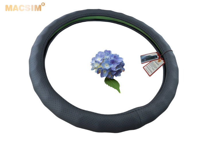Bọc Vô Lăng Ô Tô Volvo XC40 MACSIM – 8932 đen – Da Napan. lõi silicon