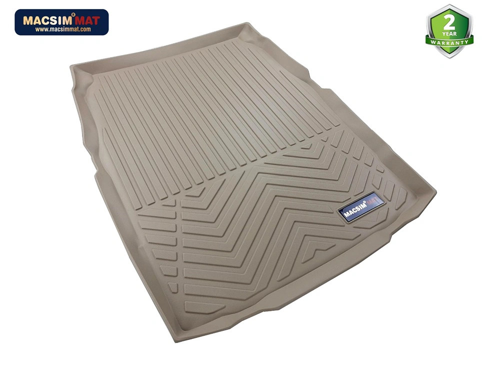 Thảm lót cốp xe ô tô Vinfast Lux A 2018-đến nay nhãn hiệu Macsim chất liệu TPV cao cấp màu be