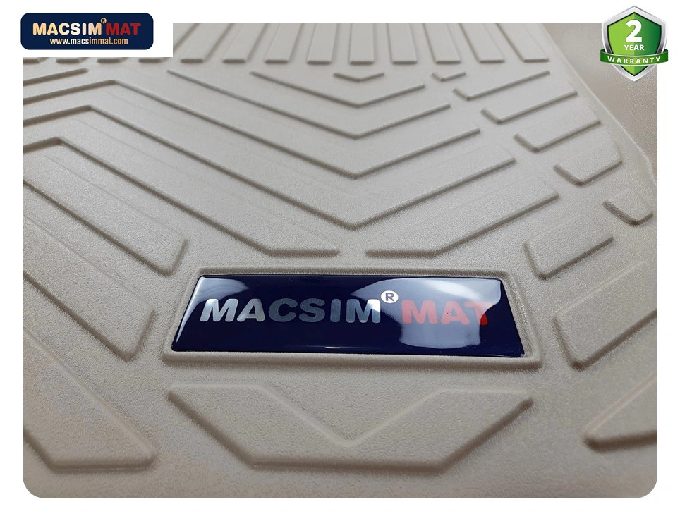 Thảm lót cốp xe ô tô BMW 520i/523i/528i/535i (F10 ) 2011-2016 nhãn hiệu Macsim chất liệu TPV cao cấp màu be