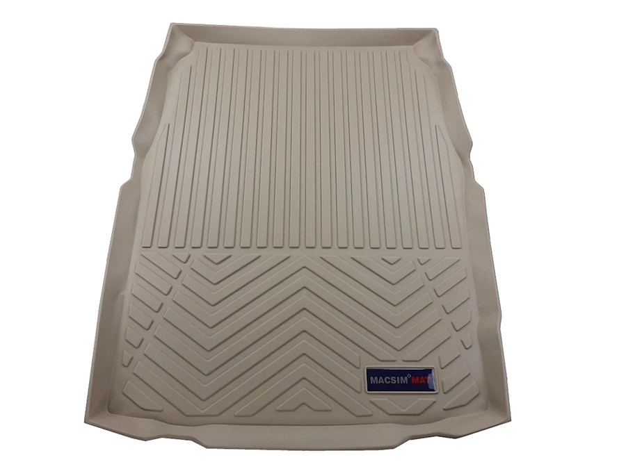Thảm lót cốp xe ô tô BMW 520i/523i/528i/535i (F10 ) 2011-2016 nhãn hiệu Macsim chất liệu TPV cao cấp màu be