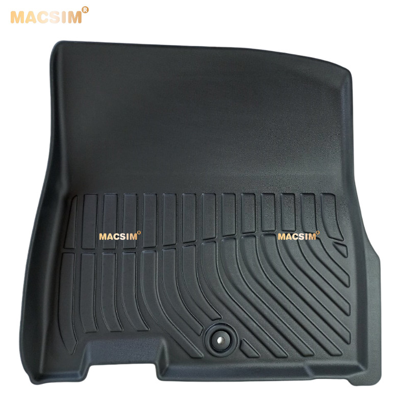 Thảm lót sàn ô tô xe Kia Carnival 2022 (sd) nhãn hiệu Macsim - 3 hàng ghế chất liệu tpe màu đen hàng loại 1