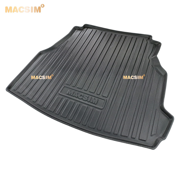 Thảm lót cốp Mercedes C-Class 2022+ (qd) nhãn hiệu Macsim chất liệu tpv cao cấp màu đen