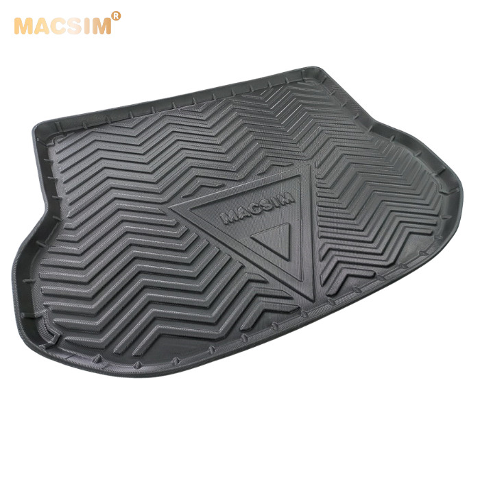 Thảm lót cốp xe ô tô (qd) Lexus NX 2014-2020 chất liệu TPV thương hiệu Macsim màu đen