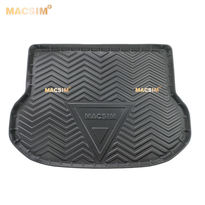 Thảm lót cốp xe ô tô (qd) Lexus NX 2014-2020 chất liệu TPV thương hiệu Macsim màu đen
