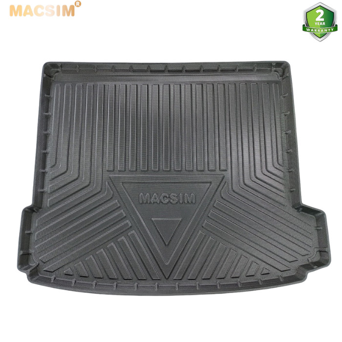 Lót cốp xe ô tô (qd) BMW X6 2009-2016 / lux sa chất liệu TPV thương hiệu Macsim màu đen