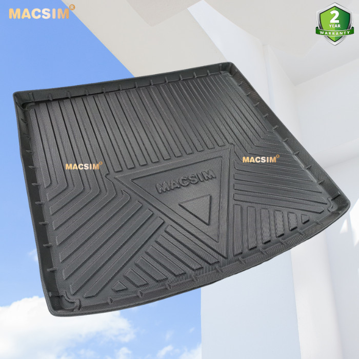 Lót cốp xe ô tô (qd) Porsche Cayenne 2018-2022 chất liệu TPV thương hiệu Macsim màu đen