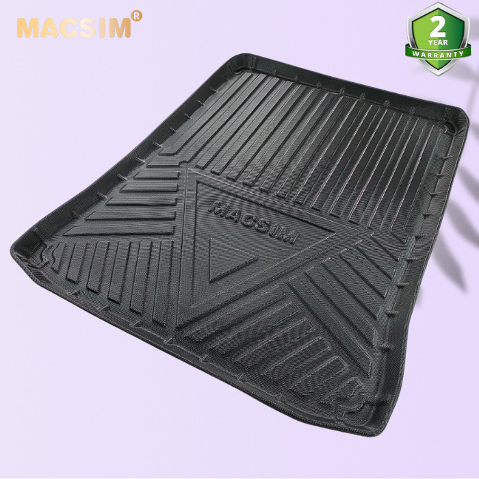 Thảm lót cốp qd xe ô tô BMW 5 series (chữ 5 class)520i/528i/530i 2018- 2020  nhãn hiệu Macsim chất liệu TPV cao cấp màu đen
