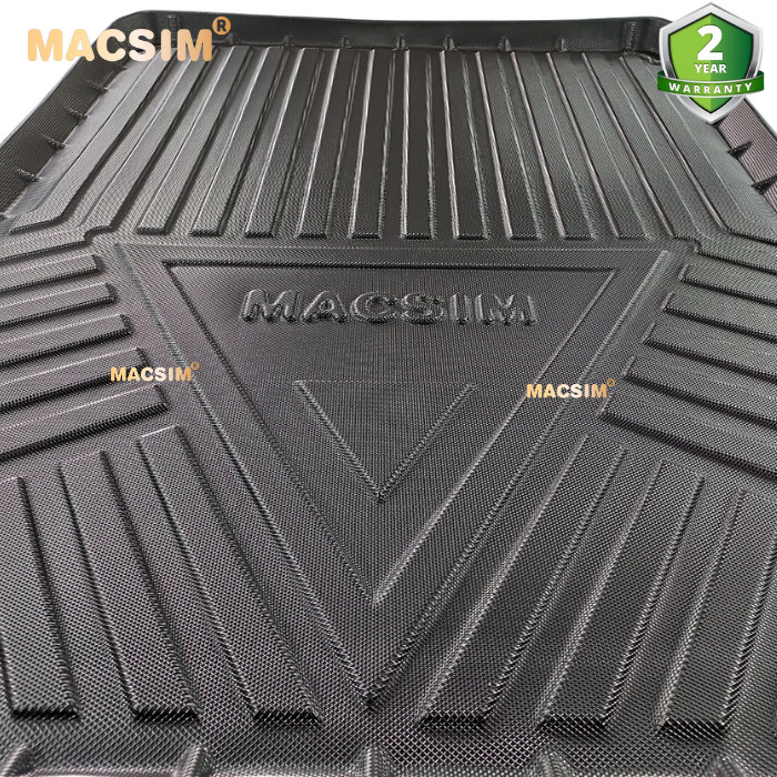 Thảm lót cốp qd xe ô tô BMW 5 series (chữ 5 class)520i/528i/530i 2018- 2020  nhãn hiệu Macsim chất liệu TPV cao cấp màu đen