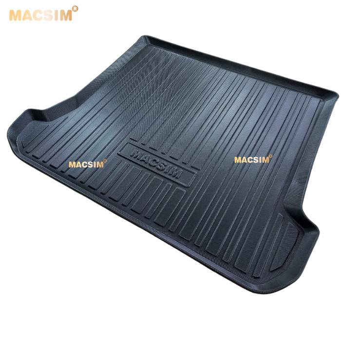 Thảm lót cốp qd xe ô tô Toyota Prado 2003- 2009 đến nay nhãn hiệu Macsim chất liệu TPV cao cấp màu đen