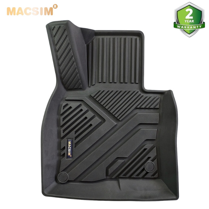 Thảm lót sàn TC xe ô tô  MAZDA CX5 2018 - nay Nhãn hiệu Macsim chất liệu nhựa TPE đúc khuôn cao cấp - màu đen