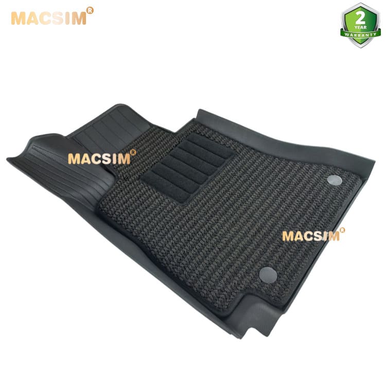 Thảm lót sàn ô tô TPE Mercedes E 2009 - 2023 Macsim 3W 2 lớp