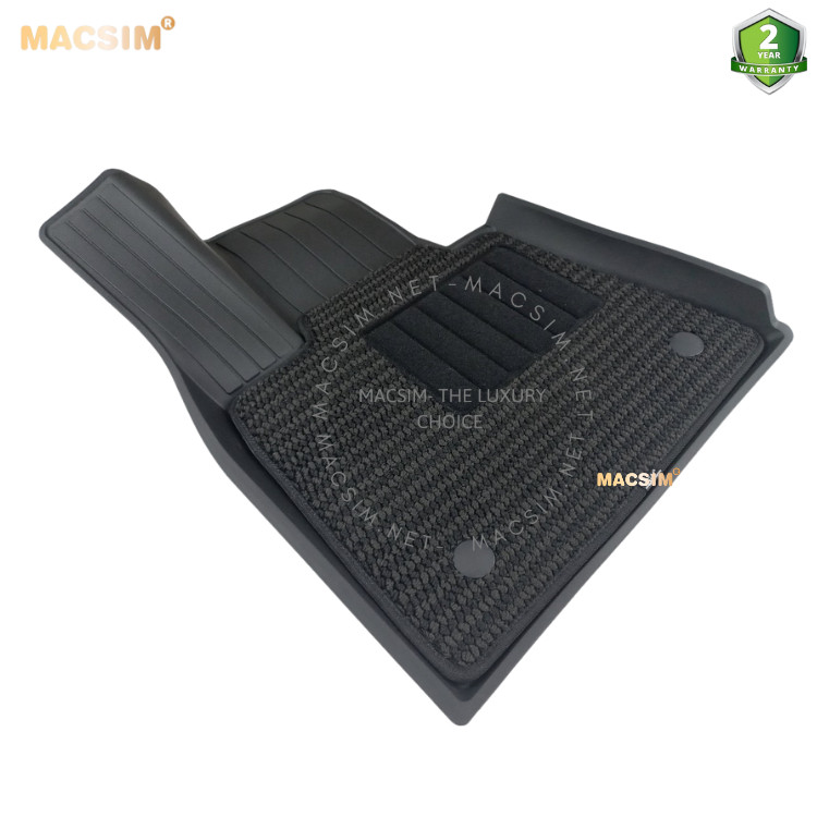 Thảm lót sàn ô tô 2 lớp cao cấp dành cho xe BMW X6 2019+ nhãn hiệu Macsim 3w chất liệu TPE