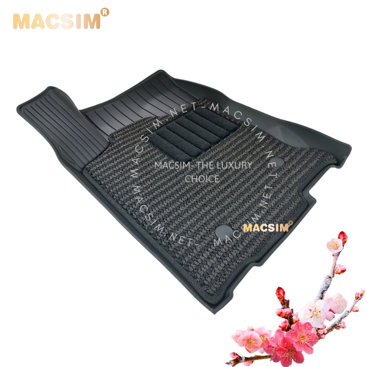 Thảm lót sàn ô tô 2 lớp cao cấp dành cho xe LEXUS NX 2014+ nhãn hiệu Macsim 3w chất liệu TPE