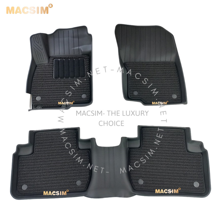Thảm Lót Sàn Ô Tô Mitsubishi Outlander 2013-2025 Macsim 3W 2 lớp – TPE đúc khuôn cao cấp, Sử dụng lâu dài